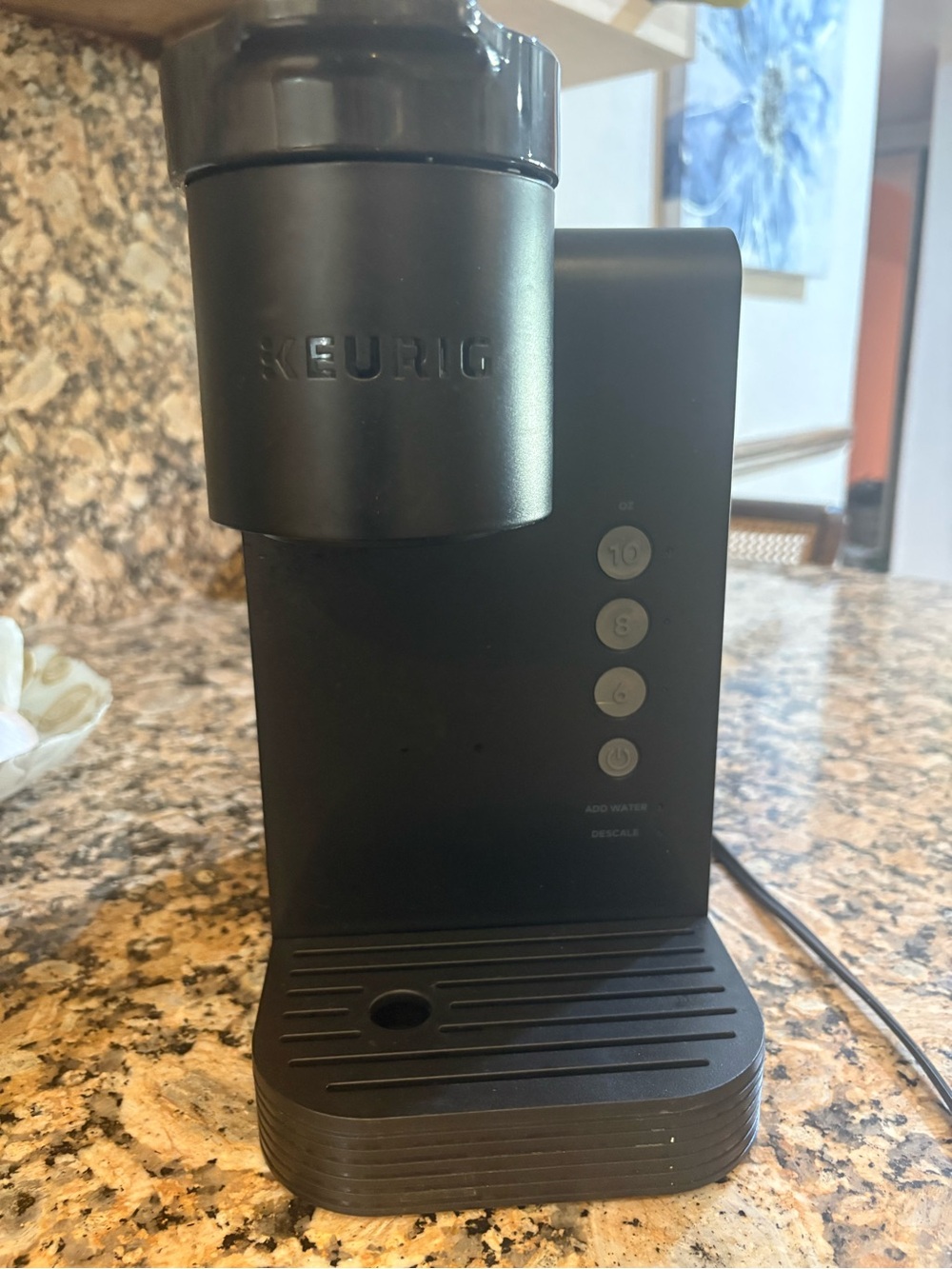 Keurig Black and Clear Water Reservoir Top